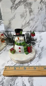 Christmas Yankee Candle Topper Schneemänner Angeln 1109010 - Bild 1 von 3