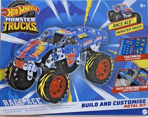 Hot Wheels Monster Truck Race Ace Building Series Diecast Collectable - Picture 1 of 8