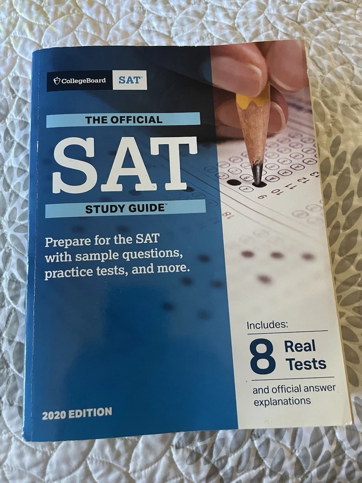 Official SAT Study Guide 2020 Edition by The College Board Paperback - 8 Tests - Image 1 of 2