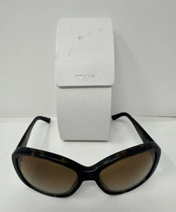 Prada SPR 31N 2AU-6E1 Sunglasses Brown Tortoise Golden Brown + White Case READ - Picture 1 of 21