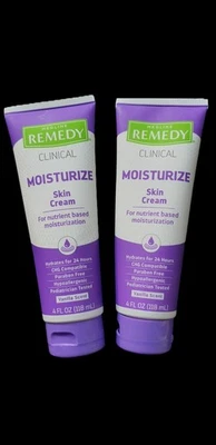 Medline Remedy Clinical Moisturize Skin Cream Vanilla Scent 4 fl oz (2-Pack) - Image 1 of 3