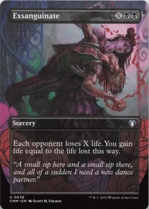 Exsanguinate (Borderless) U Commander Masters 638 NM MTG - Picture 1 of 1