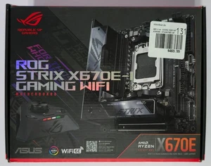 ASUS ROG STRIX X670E-I GAMING WIFI 6E Socket AM5 mini-ITX scheda madre, DDR5 - Foto 1 di 7