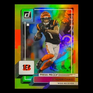 JA'MARR CHASE REFRACTOR DORADO PRIZM HOLO Lámina Arco Iris No Automática - CINCINCINNATI - Imagen 1 de 2