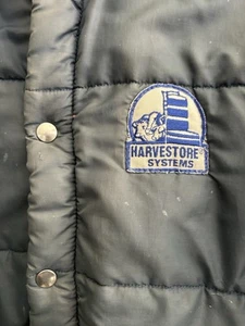 Vintage Harvestor Systems Puffy Farm Work Jacket Mens Size? Guessing Large or XL - Picture 1 of 8
