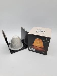 Lladro Magic Light Renaissance Porzellan Teelicht Kerzenhalter Lithophanie Schirm - Bild 1 von 5