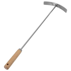  Spatel mit langem Griff zum Braten von Soja und Reis - Metall Kochutensil flach - Bild 1 von 12