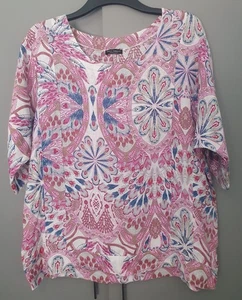 Top manica corta modello grigio rosa blu Made in Italy taglia 12 14! - Foto 1 di 4