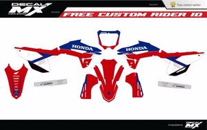 FITS HONDA CRF250R (2022 to 2024) CRF450R (2021 to 2024) Graphic kit decals crf - Picture 1 of 3