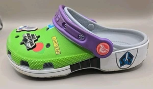 CROCS Toy Story x Classic Clog Kids 'Buzz Lightyear', 209856, Size J1, Pre-Owned - Picture 1 of 24