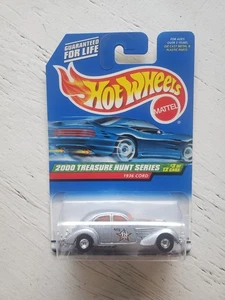 Vintage 2000 Mattel Hot Wheels Treasure Hunt #3 Silver 1936 Cord NOS - Picture 1 of 4
