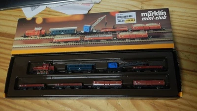 Märklin 8103 Güterzug Gleisbauzug DB Bauzug Set  in OVP - Bild 1 von 2