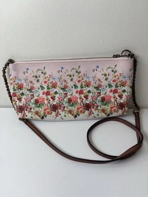Bolso Bandolera Elliott Lucca Rosa Floral Imitación Cuero Correa/Cadena Foto 1 de 4