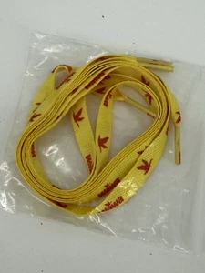 Cordones Wawa Amarillo con Logo Rojo - Nuevos Cordones Planos de Repuesto Sellados - Imagen 1 de 1