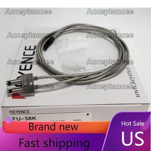 KEYENCE FU-38K Fiber Optic Sensors FU38K New In Box One US Free TAX - Picture 1 of 2