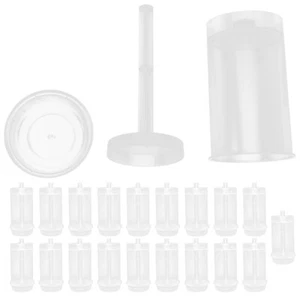 20 Pcs Cake Pusher Plastic Cheesecake Containers Small Bakery Boxes - Picture 1 of 12