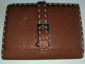 Mundi Leather Credit Card Wallet, Brown - Picture 1 of 4