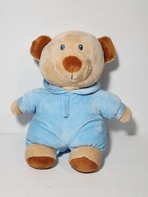 Baby Ty PJ Bear Blue 10” Plush Stuffed SUPER SOFT Baby Lovey Toy SOFT - Image 1 of 4