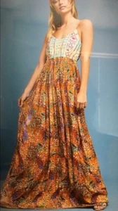 NWT Anthropologie Raga Gorgeous Parkland Maxi Dress Size Small Retail $168 - Picture 1 of 10