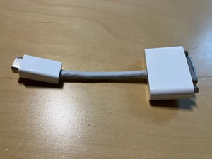 Genuine Apple Mini DVI Video Adapter Male To DVI-D Female cable - Picture 1 of 3