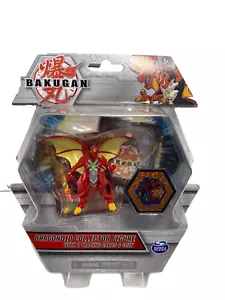 Bakugan Dragonoid Red B200 Collector Figure w/2 Trading Cards and Coin 2020 - Picture 1 of 3
