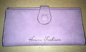 Woman’s Suede Womens Wallet Snap Opening~ Super Cute - Picture 1 of 3