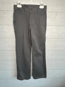 Chaps boys Approved Schoolwear gray pants Size 8 - Picture 1 of 6