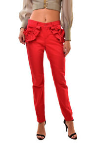 J BRAND By Simone Rocha Womens Jeans Denim Ruffle Red Size 23W SR9033T142 