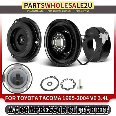 Kit embrague compresor aire acondicionado para Toyota Tacoma 1995-2004 V6 3,4 L 4 ranuras 10PA15L Foto 1 de 4