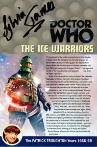 Doctor Who: The Ice Warriors DVD Insert Signed by SYLVIA JAMES - Picture 1 of 1