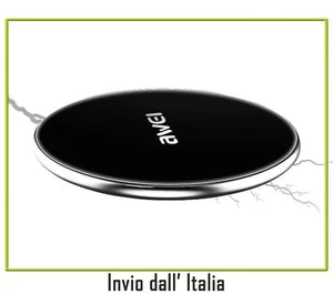 Ladegerät Wireless Neu Laden Netzteil Für IPHONE X 8 8+ Plus Schwarz 05092 - Bild 1 von 5