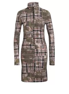 Adidas Originals Kleid XS Bodycon Patchwork Ethno Azteken-Stil Neu Etikett UK 10 - Bild 1 von 2