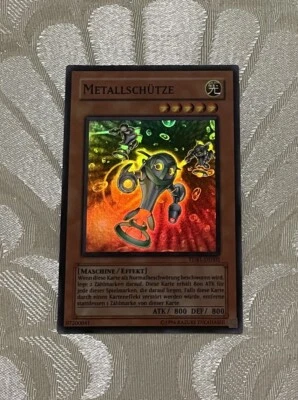 Yugioh GX Card Almanac Metal Shooter YDB1-EN002 Super Rare German NM/Fresh - Image 1 of 4