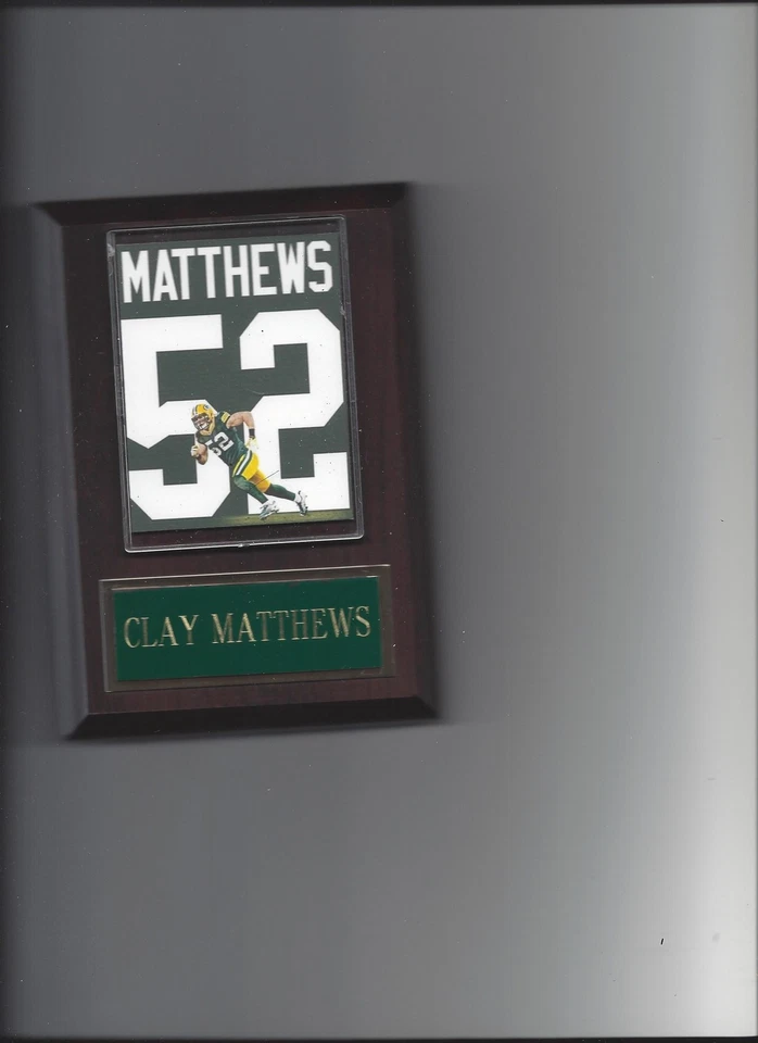 CAMISETA ARCILLA MATTHEWS PLACA GREEN BAY PACKERS FÚTBOL AMERICANO NFL Foto 1 de 1