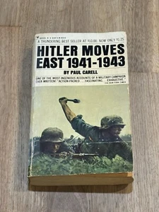 Hitler Moves East 1941-1943 By Paul Carell WWII Vintage Bantam 1966 Edition - Imagen 1 de 8