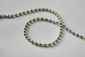  4.5mm ball Metal  Roller blind chain - Sold by the Metre  - Picture 1 of 3