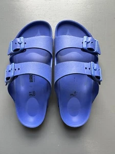 Kids Birkenstock Arizona EVA Lustration Blue Size 13 - Picture 1 of 7