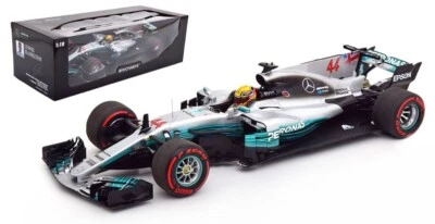 Minichamps Mercedes F1 W08 2017 World Champion - Lewis Hamilton 1/18 Scale - Image 1 of 3