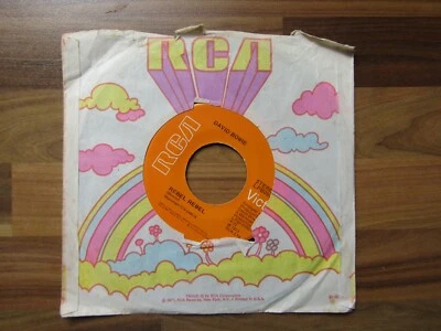 Vintage 45 7'' Record single - David Bowie Rebel rebel RCA 1973 - Image 1 of 4