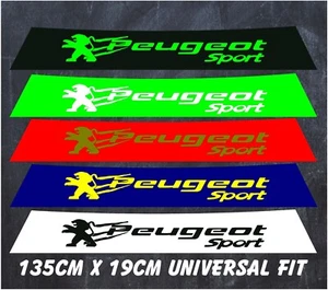 Peugeot Sport Sonnenleiste universal montiert 135x19cm - Bild 1 von 3