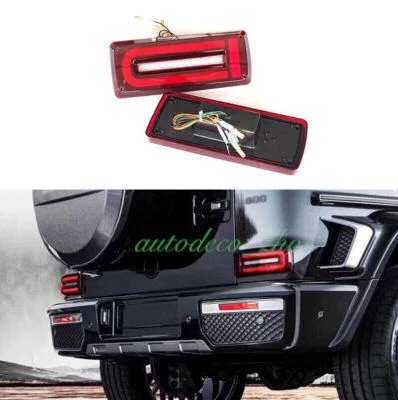 For 91-2018 W463 Mercedes Benz G-Class G63 G550 G500 Tail Lights Upgrade W464 A - Image 1 of 4