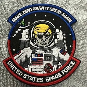 Space Force 3x3 bestickt Moral Patch Haken Rückseite Brandneu - Bild 1 von 4