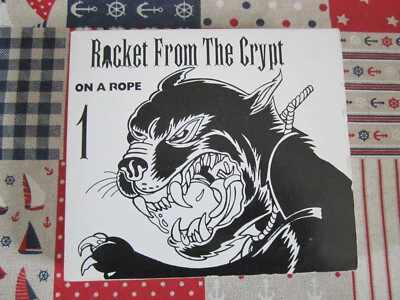 ROCKET FROM THE CRYPT ON A ROPE 1996 INTERSCOPE X3 CD SINGLE SET  - Image 1 of 4
