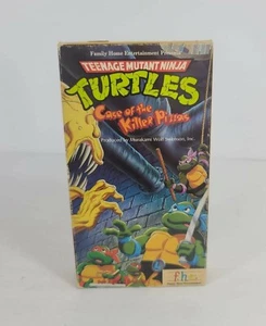 Teenage Mutant Ninja Turtles Case of the Killer Pizzas VHS Cartoon 1989 E1 - Picture 1 of 3