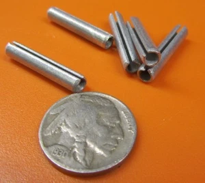 Pasador de resorte de rollo ranurado de acero con placa de zinc, 3/16" de diámetro x 1" de longitud, 100 piezas - Imagen 1 de 10
