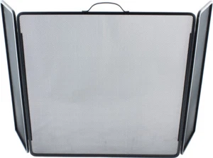 Modern Fire Screen Spark Guard Contemporary Fireplace Protection 4 Sizes Screen - Picture 1 of 1