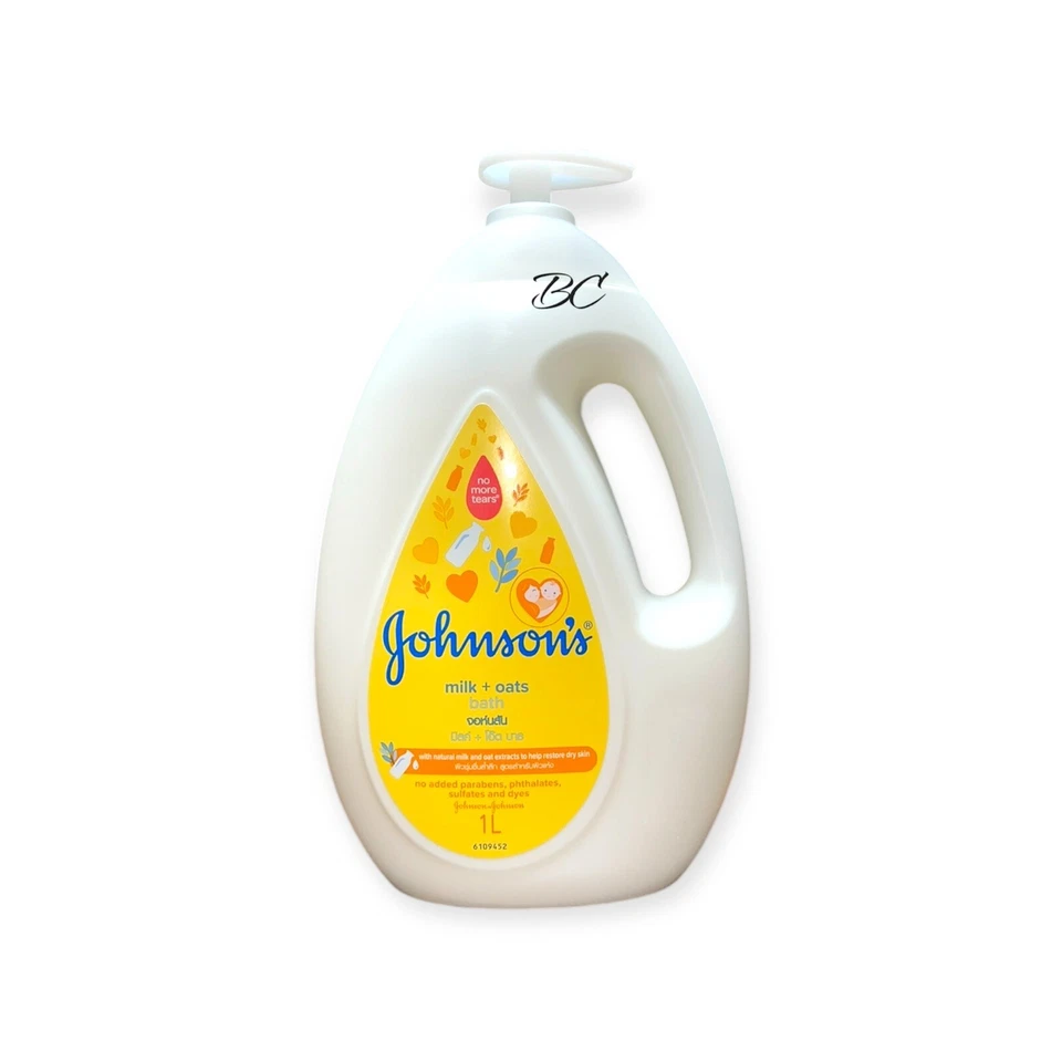 Jabón corporal baño leche + avena Johnsons 1000 ml probado nutritivo húmedo. X1 Foto 1 de 1