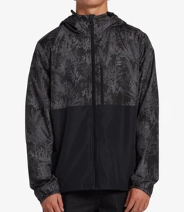 BILLABONG RESTORE Men's Windbreaker Jacket - BLK - XXL - NWT - Picture 1 of 7