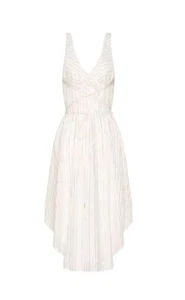 Lover Size 10 $395 BNWT "Layla" Silk & Lurex Grecian Dress - Picture 1 of 4