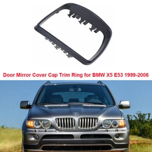 Para BMW E53 X5 51168254904 Pasajero Lado Derecho Espejo Tapa Anillo Recorte Nuevo, - Imagen 1 de 9
